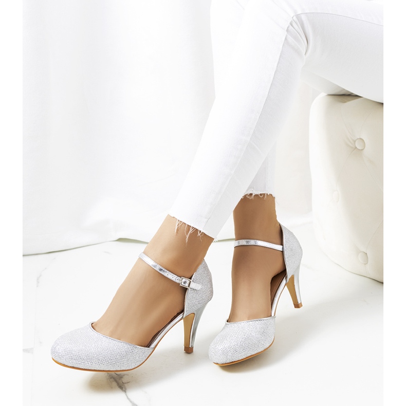 Salón Rosetown plateado brillante plata 1