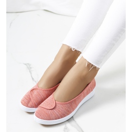Bailarinas rosas en cuña Drost rosado 1