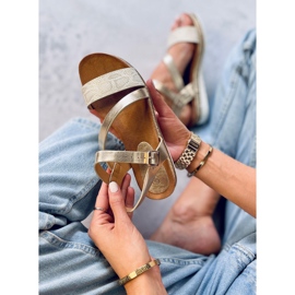 Alpargatas doradas Katia Gold dorado 4