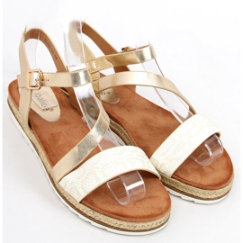 Alpargatas doradas Katia Gold dorado 1