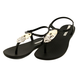 Chanclas con Decoración Ipanema 83182 negro 23526 plata dorado 4