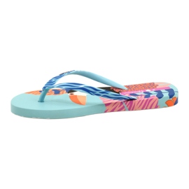 Chanclas Tukan Ipanema 26635 Azul / Naranja rosado 2