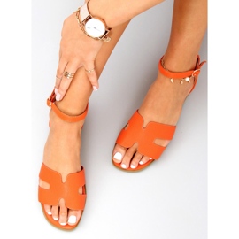 Sandalias mujer Lorena Naranja 1