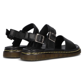 Sandalias de piel Filippo DS2040/22 Bk negro 6