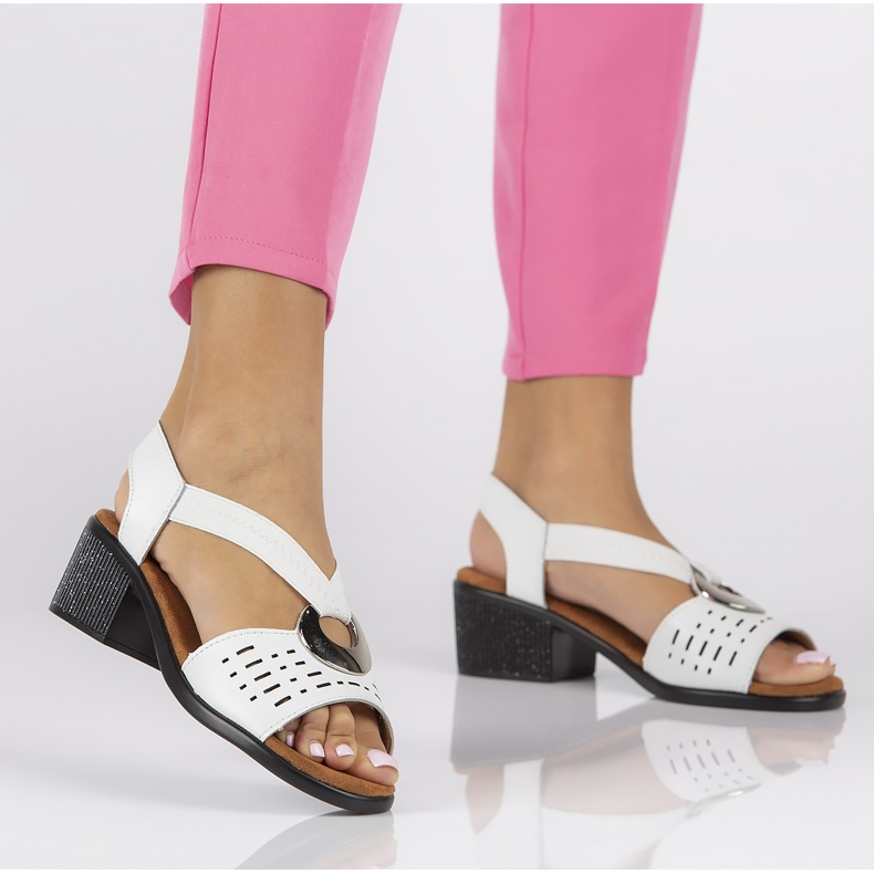 Sandalias de piel Filippo DS2308/22 Wh blanco 1 Sandalias de piel Filippo DS2308/22 Wh blanco 1
