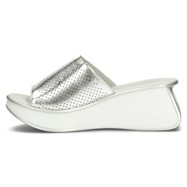 Babuchas de piel Filippo DK3614/22 Si plata 3