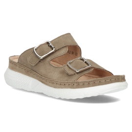 Zapatillas de cuero Filippo DK3516 / 22 Br marrón 1