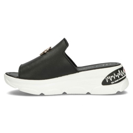 Zapatillas de piel Filippo DK3872/22 Bk negro 2