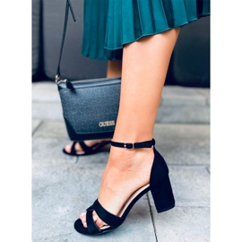 Moly Sandalias negras de tacón negro 1 Moly Sandalias negras de tacón negro 1