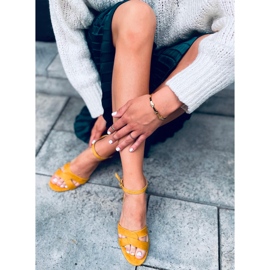 Sandalias tacón Moly Amarillo 4