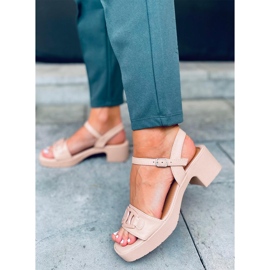 Sandalias de tacón de Sharon Nude beige 1