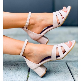 Sandalias tacón Avium Beige 2 Sandalias tacón Avium Beige 2