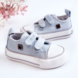 Deportivas Infantiles Con Velcro Big Star HH374204 Azul 4