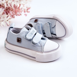 Deportivas Infantiles Con Velcro Big Star HH374204 Azul 3