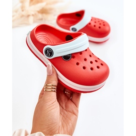 Cómodas Pantuflas Infantiles Crocs Red Colly rojo 1 Cómodas Pantuflas Infantiles Crocs Red Colly rojo 1