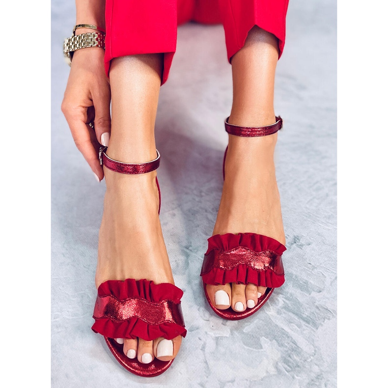 Sandalias de mujer Alpha Red rojo 2