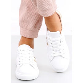 Zapatillas de mujer Xina BLANCO / ORO dorado 3