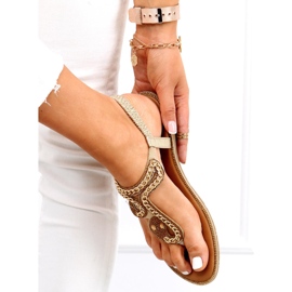 Chanclas Rush Gold dorado 1 Chanclas Rush Gold dorado 1