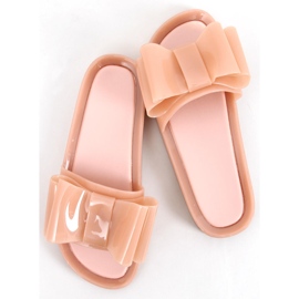 Zapatillas Casa Mujer Silicona Vinca Rosa beige 5