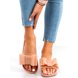 Zapatillas Casa Mujer Silicona Vinca Rosa beige 2