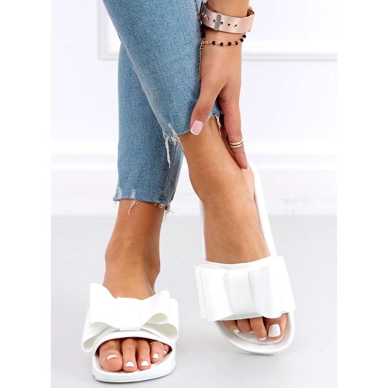 Zapatillas casa de mujer Vinca White silicona blanco 1