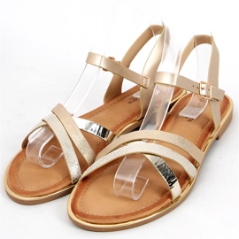Sandalias mujer Celia Gold dorado 3