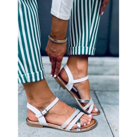 Sandalias mujer Celia White blanco 3