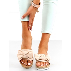 Alpargatas con lazo Viola Beige 1
