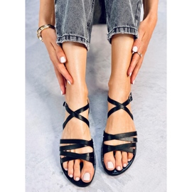 Sandalias mujer Floss Black negro 3