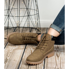 Seastar Botas Trapper Mujer marrón verde 1