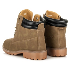 Seastar Botas Trapper Mujer marrón verde 3