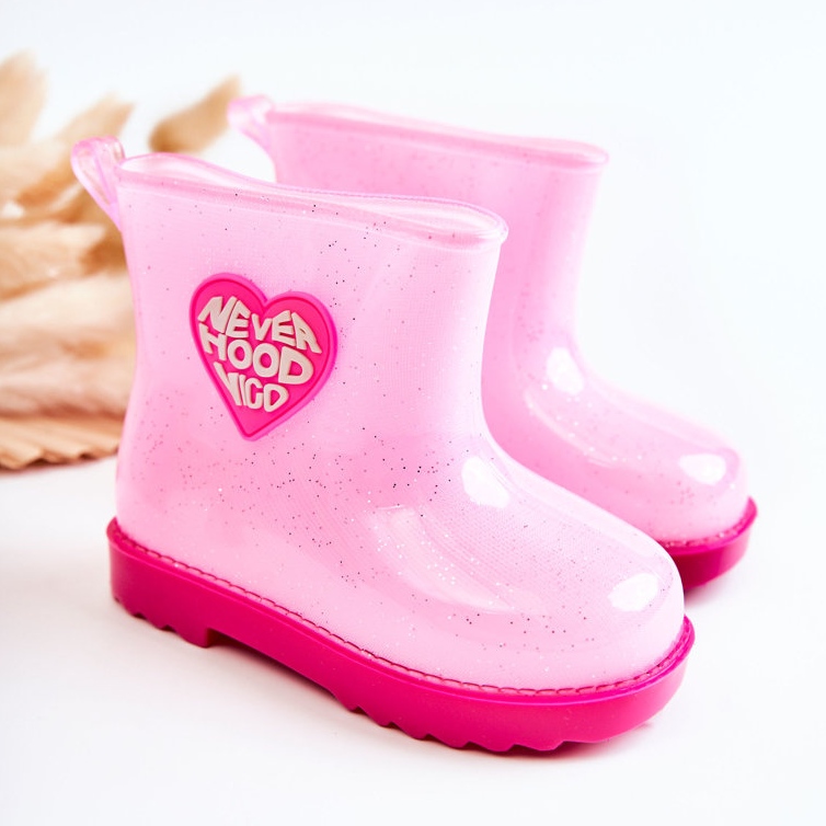 Botas de lluvia para niños Lluvia Rosa rosado 1