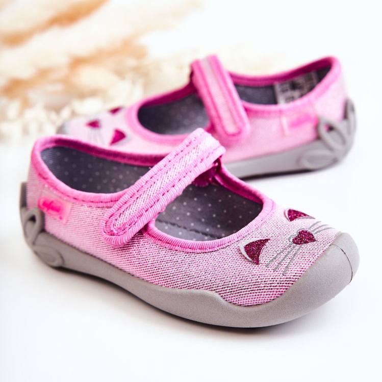 BEFADO S.A. Bailarinas Befado Gatos 114X451 Rosa-Gris 1