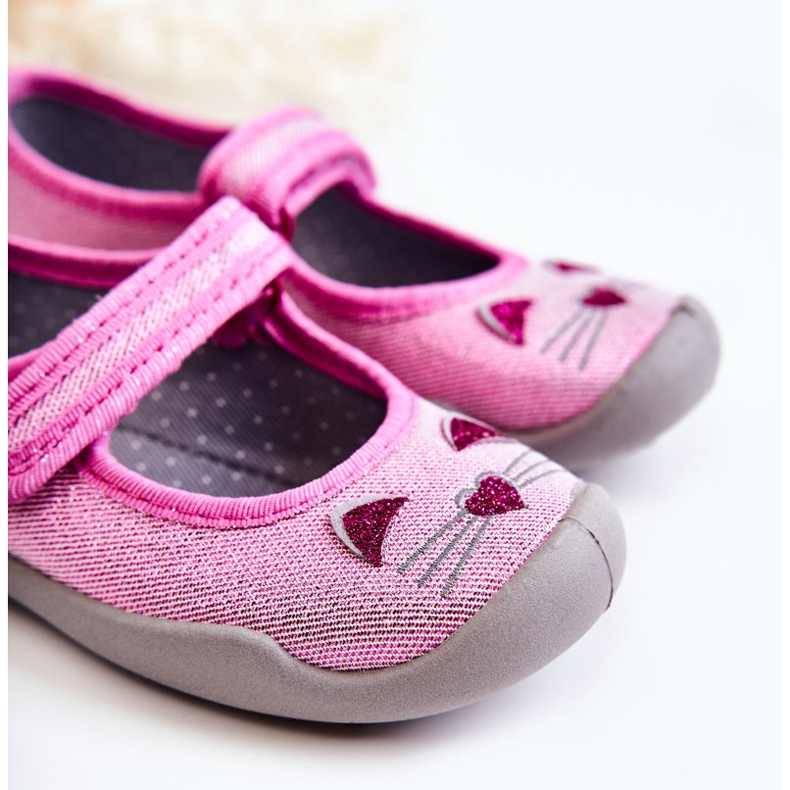 BEFADO S.A. Bailarinas Befado Gatos 114X451 Rosa-Gris 2