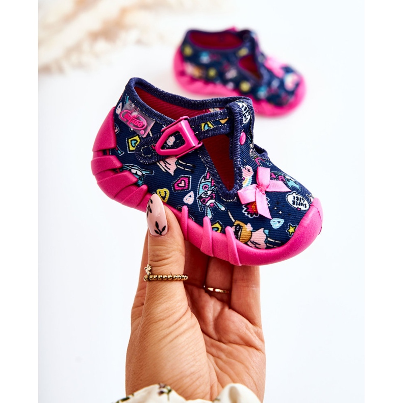 BEFADO S.A. Zapatillas Befado Supergirl Con Lazo 110P456 Azul Marino 1