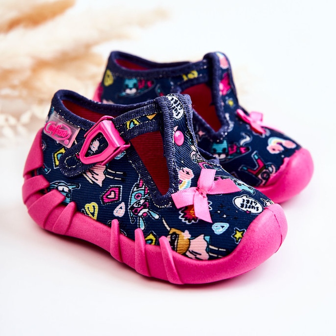 BEFADO S.A. Zapatillas Befado Supergirl Con Lazo 110P456 Azul Marino 2