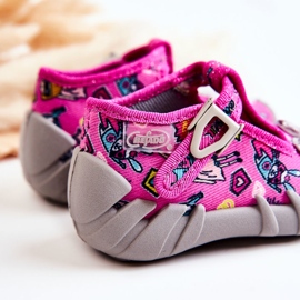 BEFADO S.A. Zapatillas Befado Supergirl Con Lazo 110P457 Rosa-Gris rosado 4