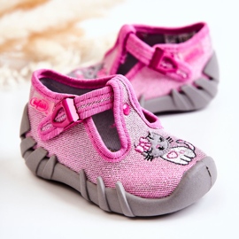 BEFADO S.A. Pantuflas Befado Gatito 110P433 Rosa rosado 2