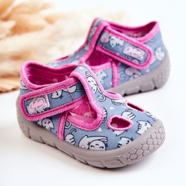 BEFADO S.A. Zapatos Pantuflas Befado Gatos 533P014 Azul-Rosa rosado 3