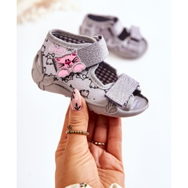 BEFADO S.A. Sandalias Chanclas Befado Velcro Gatos 242P102 Gris 4