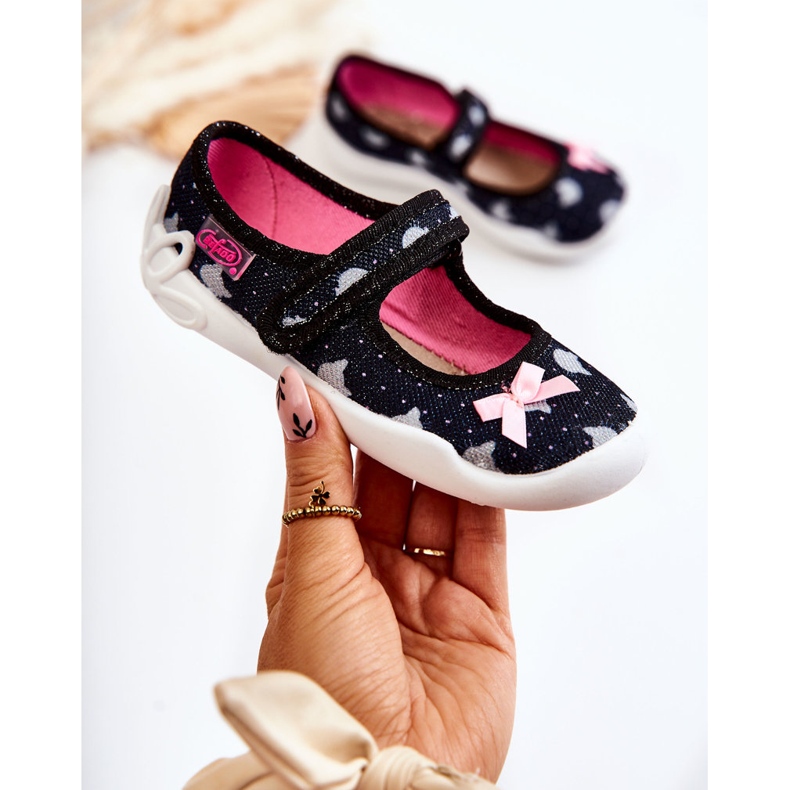 BEFADO S.A. Bailarinas Infantiles Befado Con Lazo 114X481 Azul Marino 1