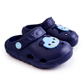 BEFADO S.A. Pantuflas Infantiles Kroks Miś Befado 159X110 Azul Marino 4