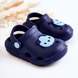 BEFADO S.A. Pantuflas Infantiles Kroks Miś Befado 159X110 Azul Marino 3