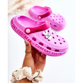 BEFADO S.A. Pantuflas Infantiles Kroks Conejo Befado 159Y106 Rosa rosado 4