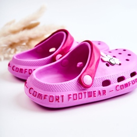 BEFADO S.A. Pantuflas Infantiles Kroks Conejo Befado 159Y106 Rosa rosado 3