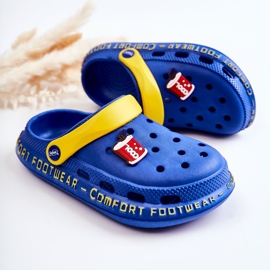 BEFADO S.A. Pantuflas Infantiles Kroksy Cola Befado 159Y101 Azul Oscuro 2
