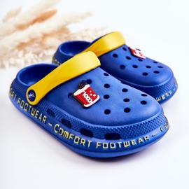 BEFADO S.A. Pantuflas Infantiles Kroksy Cola Befado 159Y101 Azul Oscuro 4