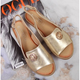Sandalias con adorno dorado W Filippo 3