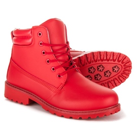 Seastar Botas Trapper Mujer rojo 3