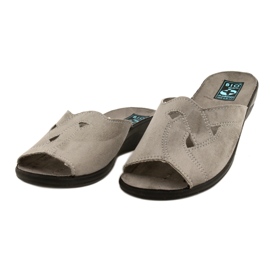 Adanex Sandalias mujer BIO Nature 27341 gris 3